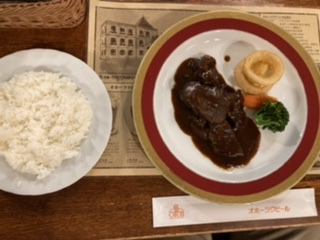 北海道産牛肉のビ—ル煮込みヒレ